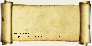 Jasmina Pejčić vizit kartica